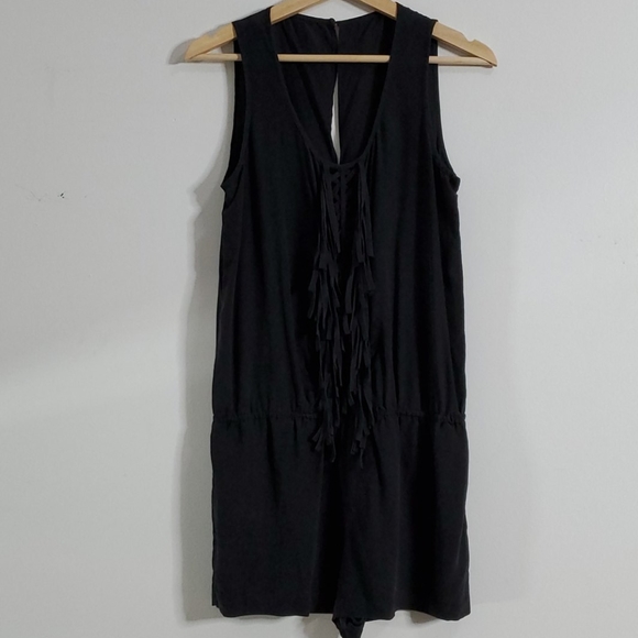 BCBGMAXAZRIA Boden Silk Romper - Picture 3 of 6